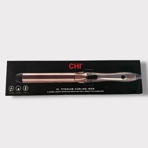 CHI XL Titanium 1.25” Curling Iron with Box